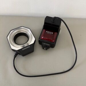 Bower SFD14C TTL Dedicated Macro Digital Ring Flash for Canon DSLR Cameras